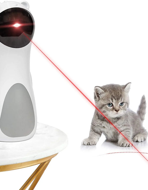 Load image into Gallery viewer, Cat Laser Toy Automatic Interactive Toys for Cats Kitten Dogs USB Charging and Battery Powered 5 Random Pattern Fast Slow Light Flashing Model
