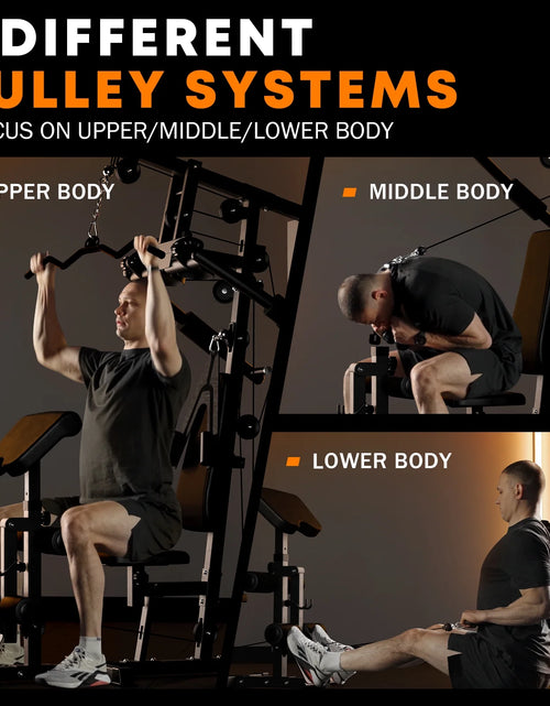 Load image into Gallery viewer, Home Gym Station, Workout Station with 150LBS Weight Stack
