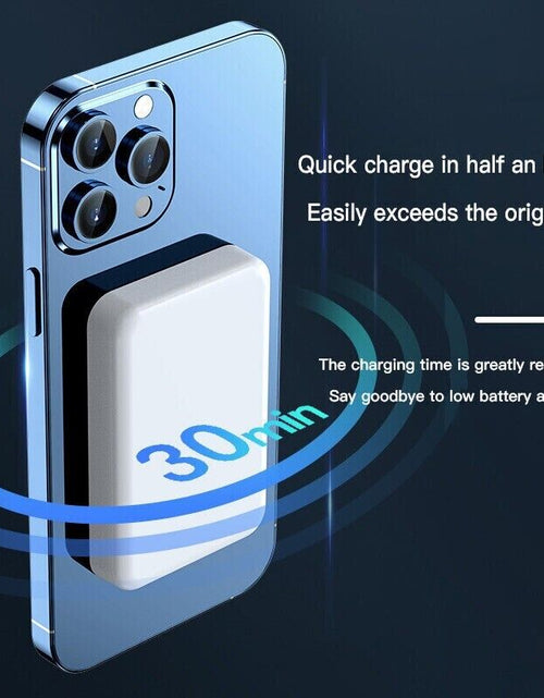 Load image into Gallery viewer, 10000Mah Power Bank Magnetic Battery Pack Wireless Charger for Iphone 14/13/12
