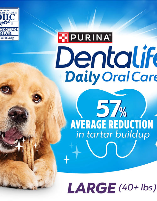 Load image into Gallery viewer, Purina  Daily Oral Care Large Dog Dental Treats with Chicken, 20.7 Oz Pouch (18 Count)
