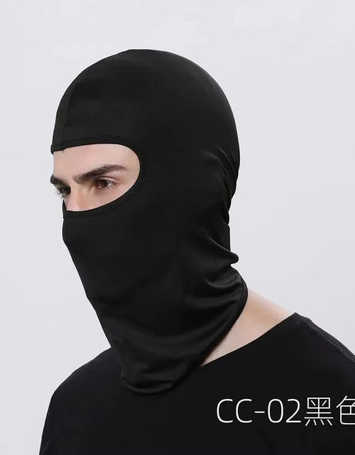 Load image into Gallery viewer, Balaclava Motorcycle Face Mask Moto Helmet Bandana Hood Ski Neck Full Face Mask Windproof Dustproof Face Shield Men&#39;S Biker Mask
