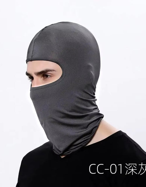 Load image into Gallery viewer, Balaclava Motorcycle Face Mask Moto Helmet Bandana Hood Ski Neck Full Face Mask Windproof Dustproof Face Shield Men&#39;S Biker Mask
