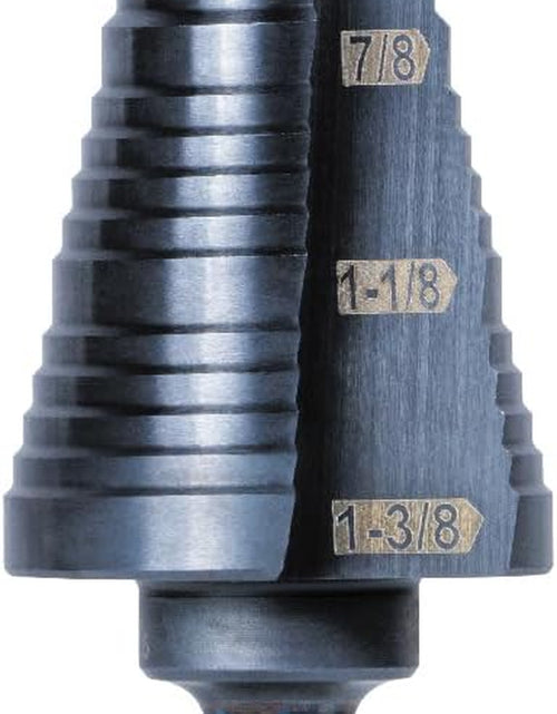 Load image into Gallery viewer, KTSB15 Step Drill Bit #15 Double Fluted 7/8 to 1-3/8-Inch
