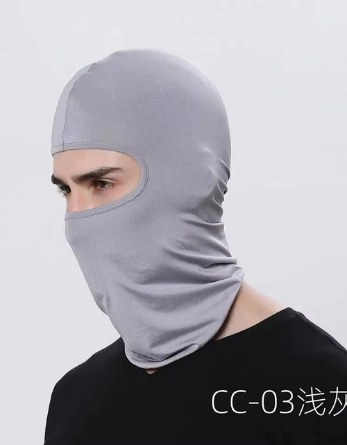 Load image into Gallery viewer, Balaclava Motorcycle Face Mask Moto Helmet Bandana Hood Ski Neck Full Face Mask Windproof Dustproof Face Shield Men&#39;S Biker Mask
