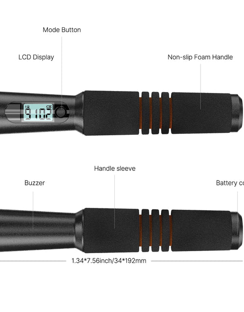 Load image into Gallery viewer, Smart Jump Rope, Fitness Skipping Rope with APP Data Analysis and HD LCD Display
