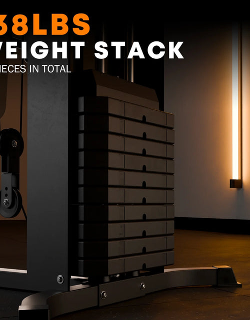 Load image into Gallery viewer, Home Gym Station, Workout Station with 150LBS Weight Stack
