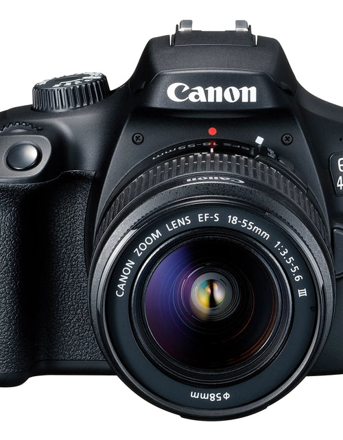 Load image into Gallery viewer, Canon EOS 4000D / Rebel T100 DSLR Camera + EF-S 18-55Mm Lens + Sandisk 64GB Memory Card +  Bundle
